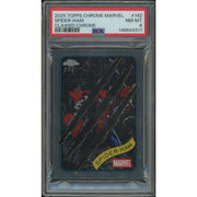 2025 Topps Chrome Marvel #142 Spider-Ham Clawed Chrome Stainless Steel #02/20 PSA 8 (NM-MT)