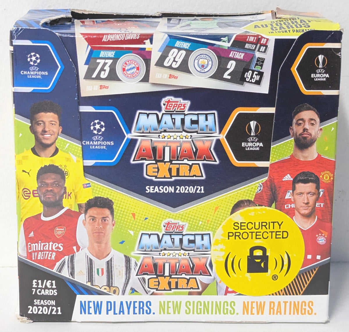 2020/21 Topps Match Attax Extra Soccer Hobby Box (EX Box/Mint Packs) (Reed Buy)
