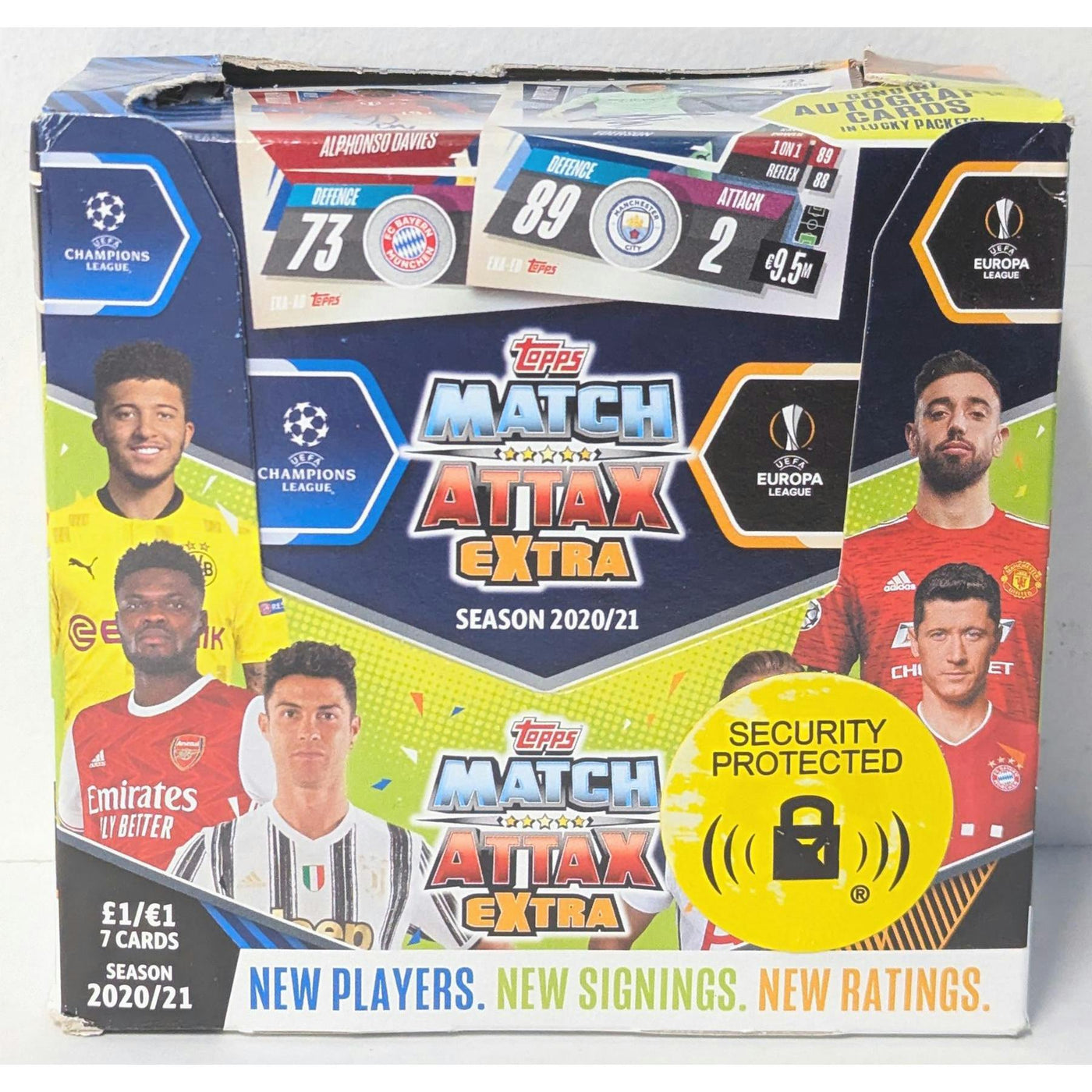 2020/21 Topps Match Attax Extra Soccer Hobby Box (EX Box/Mint Packs) (Reed Buy)
