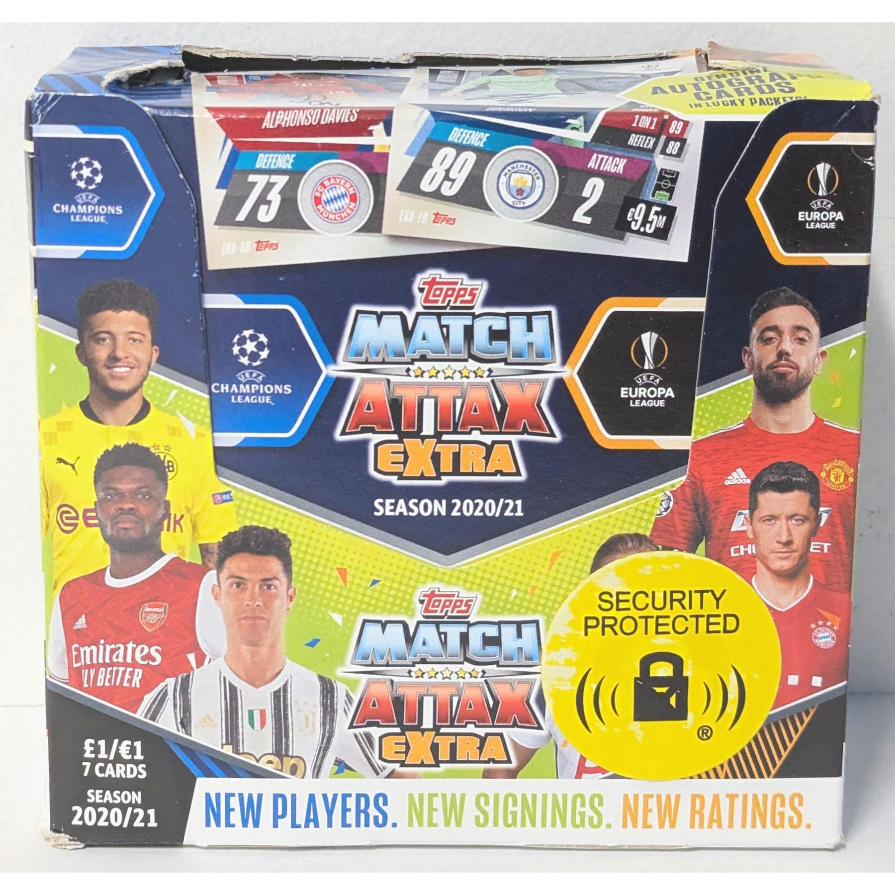 2020/21 Topps Match Attax Extra Soccer Hobby Box (EX Box/Mint Packs) (Reed Buy)
