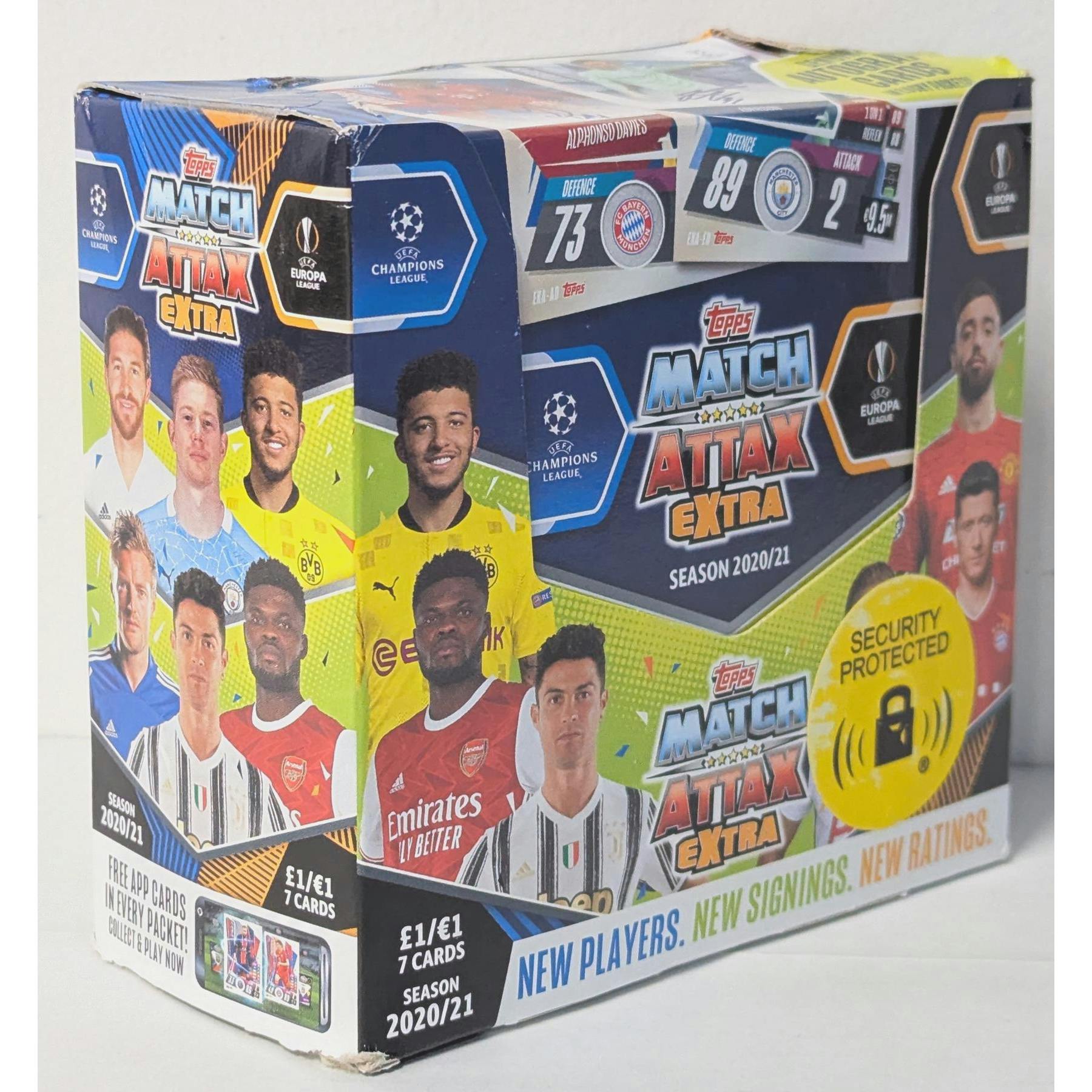 2020/21 Topps Match Attax Extra Soccer Hobby Box (EX Box/Mint Packs) (Reed Buy)