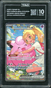2026 Pokemon Ascended Heroes Lillie's Clefairy ex #280 TAG 10