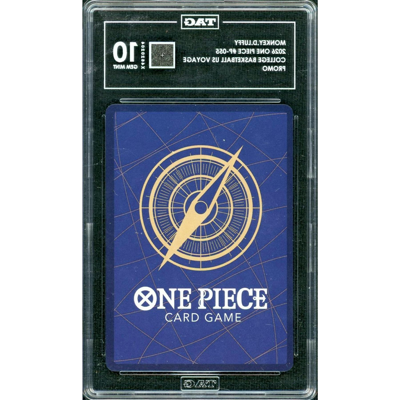 2026 One Piece Monkey D Luffy College Basketball US Voyage Promo P-055 TAG 10