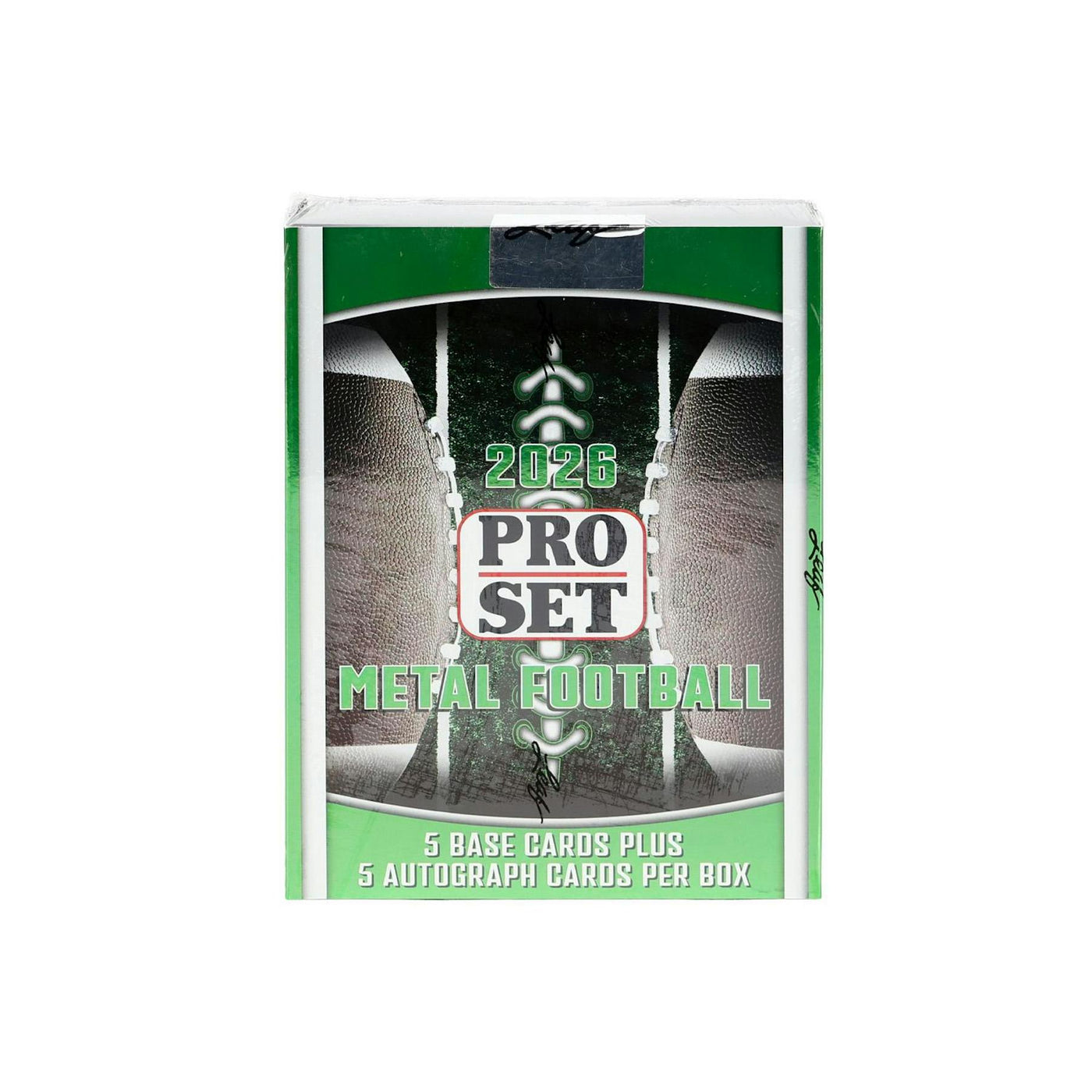2026 Leaf Pro Set Metal Football Hobby 10-Box Case