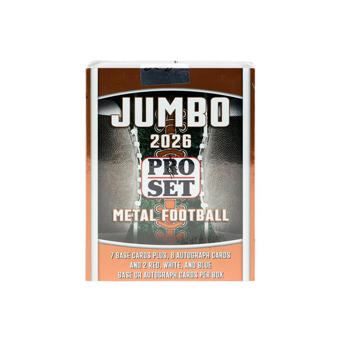 2026 Leaf Pro Set Metal Football Hobby Jumbo 8-Box Case