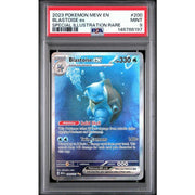 2023 Pokemon 151 Blastoise ex SIR #200 PSA 9