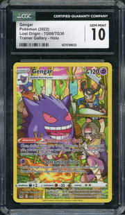2022 Pokemon Lost Origin Gengar Trainer Gallery #TG06 CGC 10
