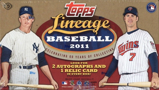 2011 Topps Lineage Baseball Hobby Box