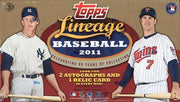 2011 Topps Lineage Baseball Hobby Box