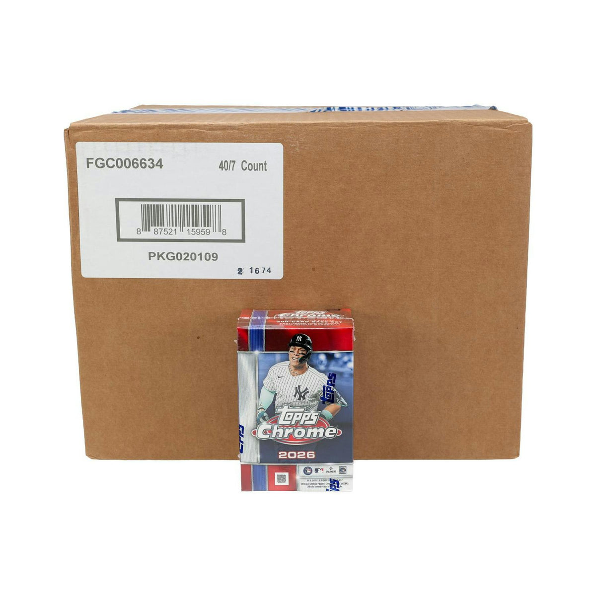 2026 Topps Chrome Baseball Blaster 40-Box Case