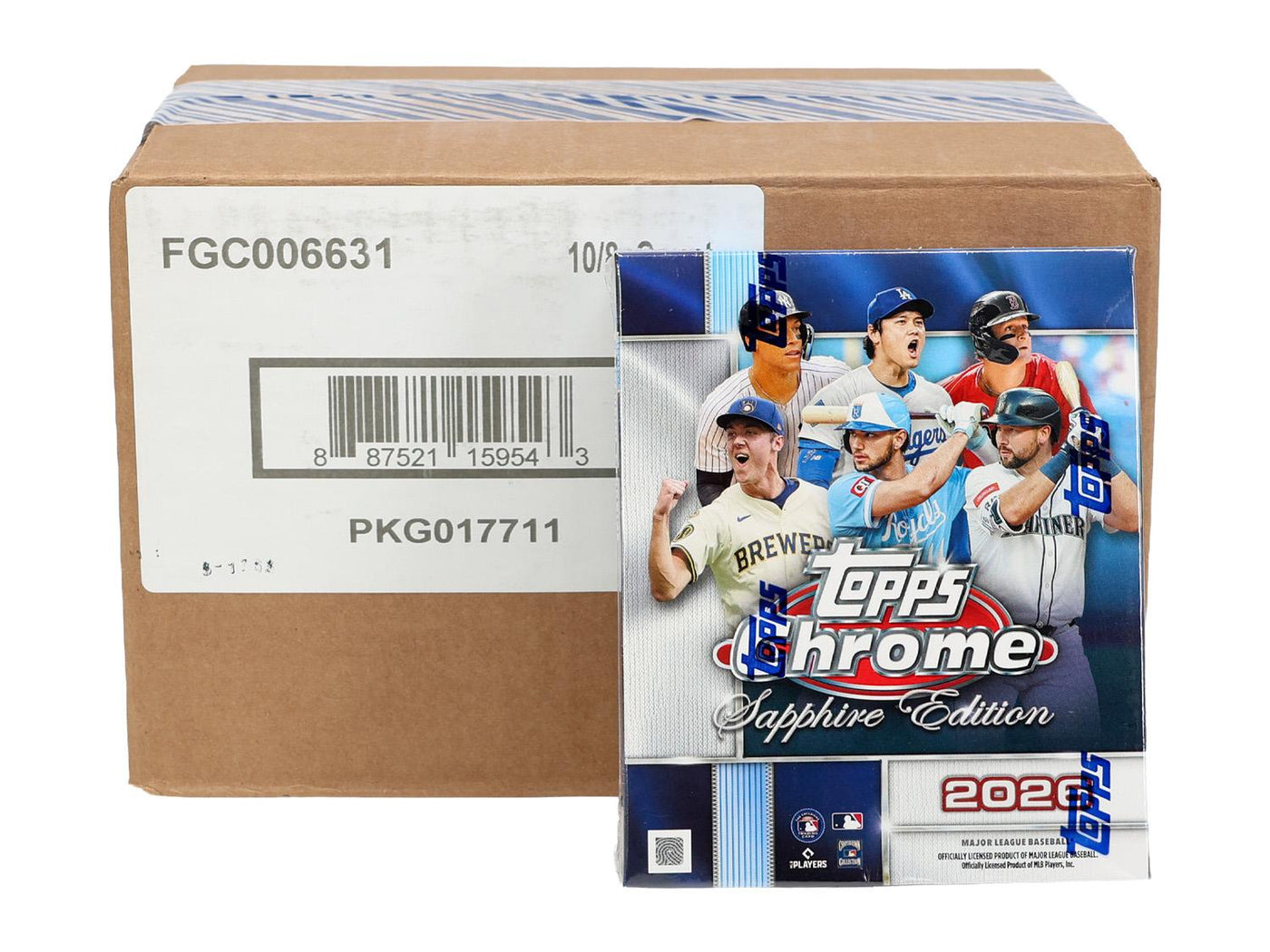 2026 Topps Chrome Baseball Sapphire Edition 10-Box Case