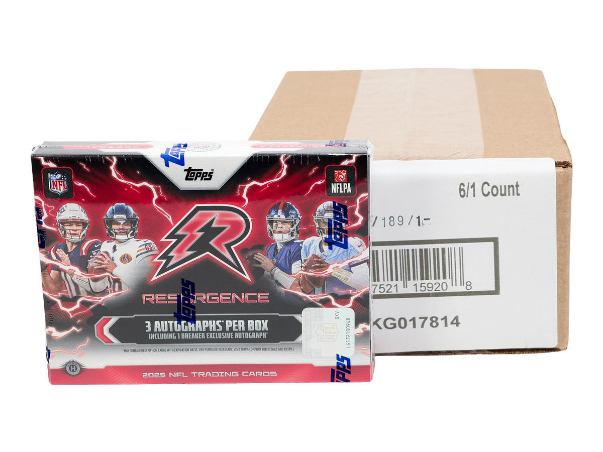 2025 Topps Resurgence Football Delight 6-Box Case