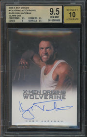 2009 Rittenhouse X-Men Origins #HJB Hugh Jackman As Wolverine Claws Out Auto BGS 9.5 (GEM MT)