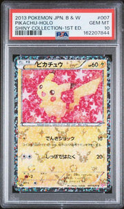 2013 Pokemon Japanese Shiny Collection Pikachu Holo 1st Ed. #007 PSA 10
