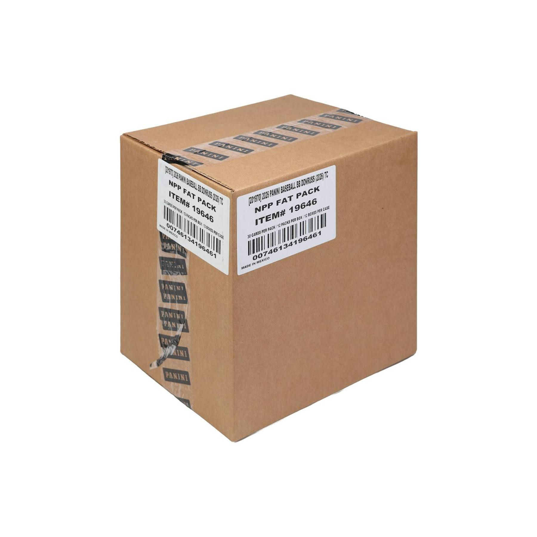 2026 Panini Donruss Baseball Jumbo Value 12-Box Case
