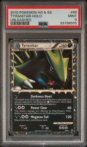 2010 Pokemon Unleashed Tyranitar Holo #88 PSA 9