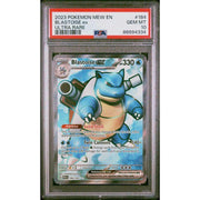 2023 Pokemon 151 Blastoise ex Ultra Rare #184 PSA 10