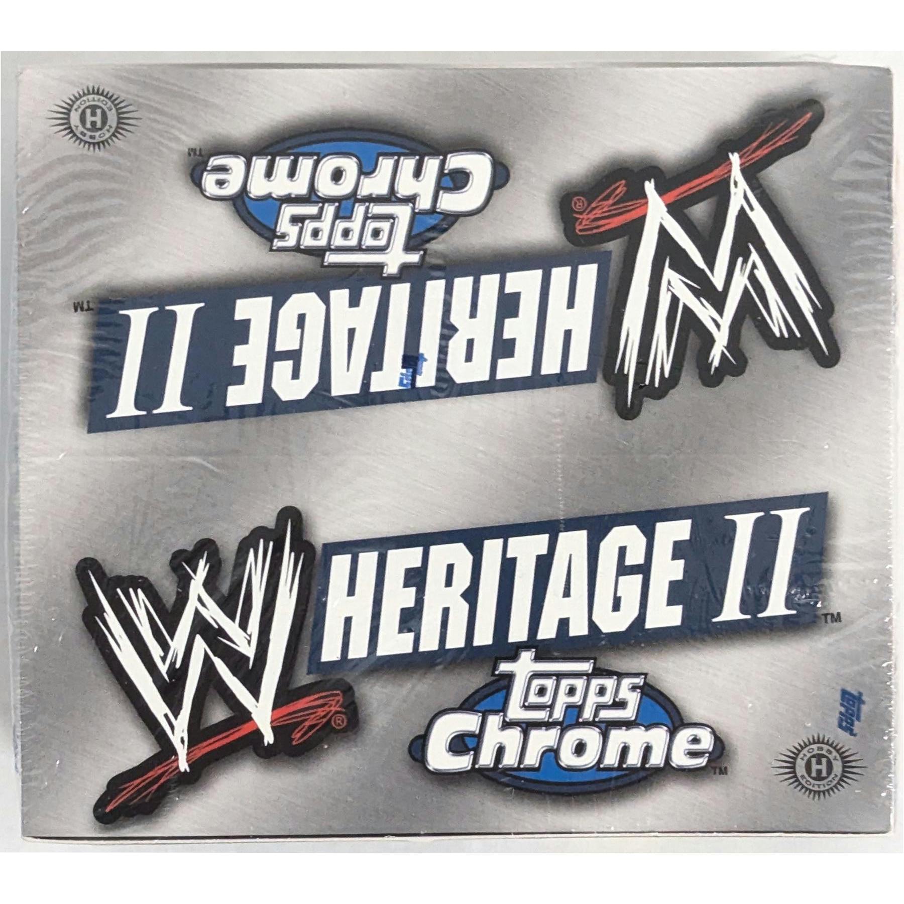 2007 Topps Chrome WWE Heritage II Wrestling Hobby Box (Reed Buy)