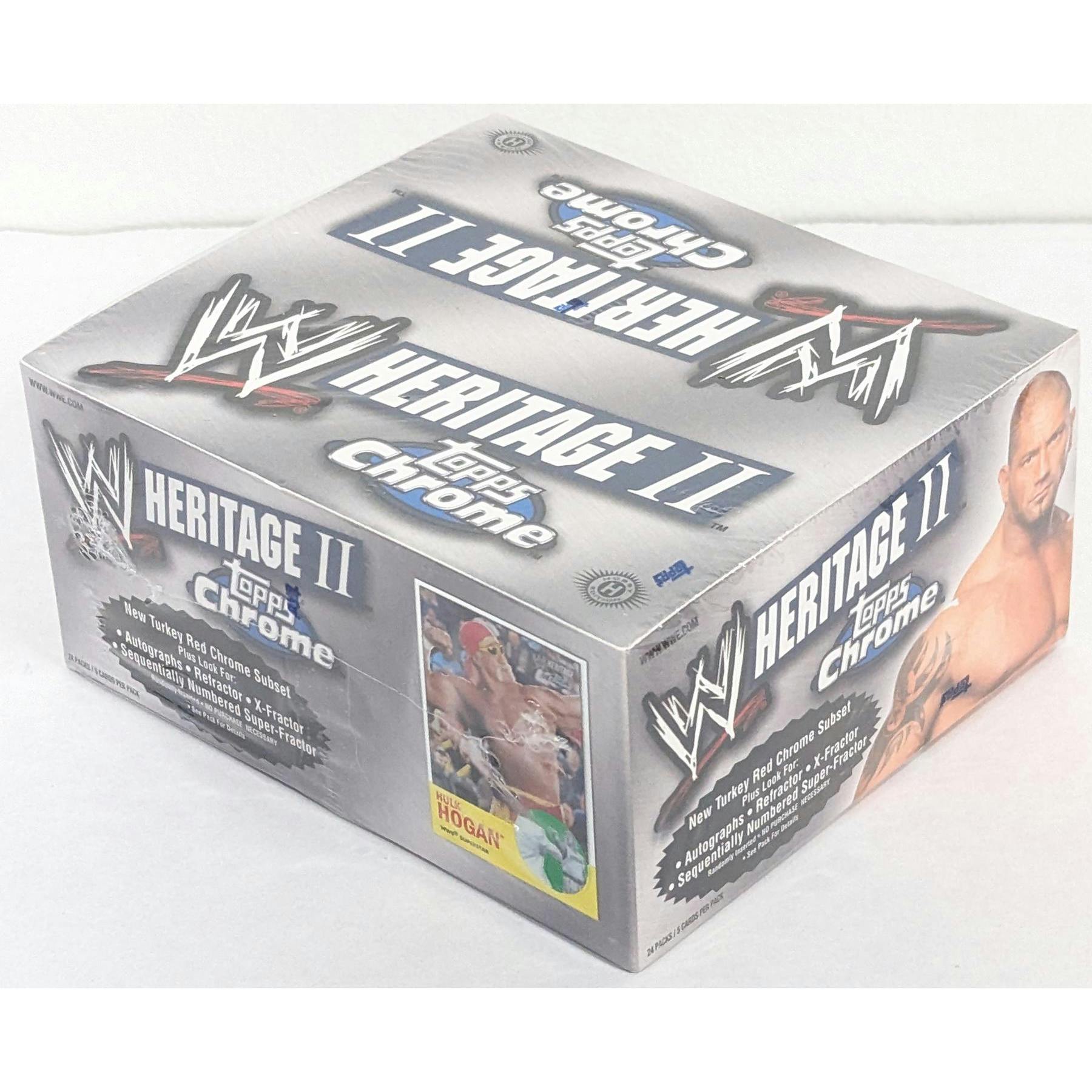 2007 Topps Chrome WWE Heritage II Wrestling Hobby Box (Reed Buy)