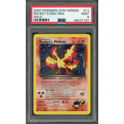 2000 Pokemon Gym Heroes Rocket's Moltres Holo #12 PSA 9