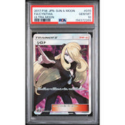 2017 Pokemon Japanese Ultra Moon Cynthia Full Art #070 PSA 10