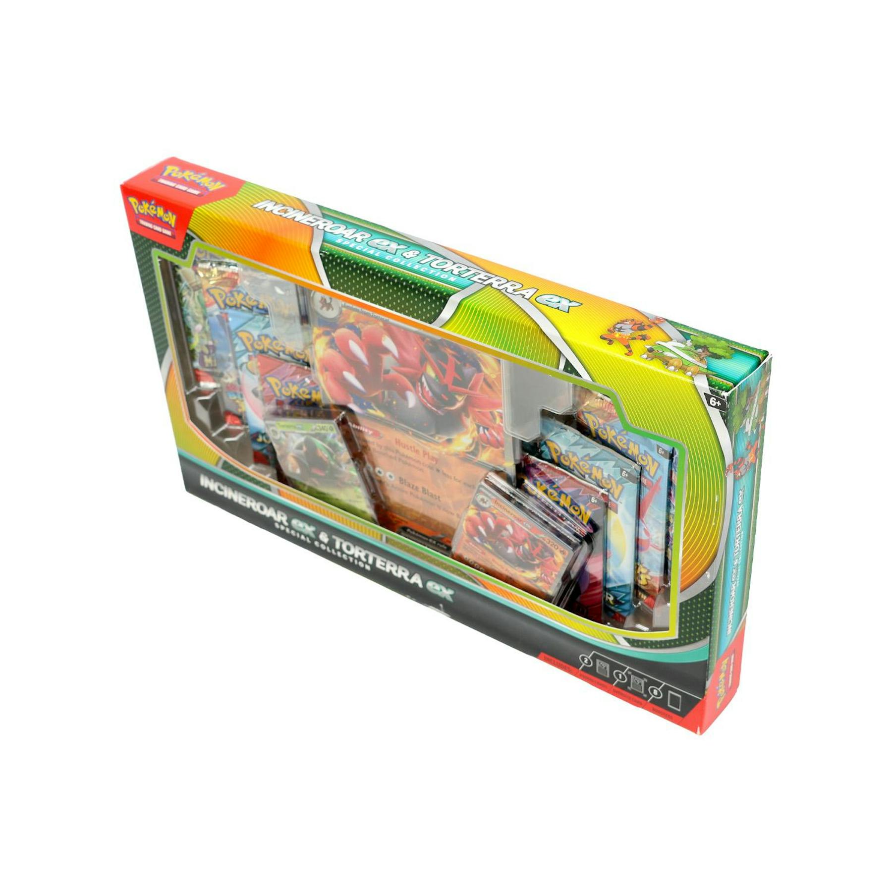 Pokemon Incineroar ex & Torterra ex Special Collection Box
