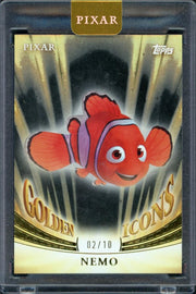 2025 Topps Pixar Gold Nemo Golden Icons Black /10 #GI-27