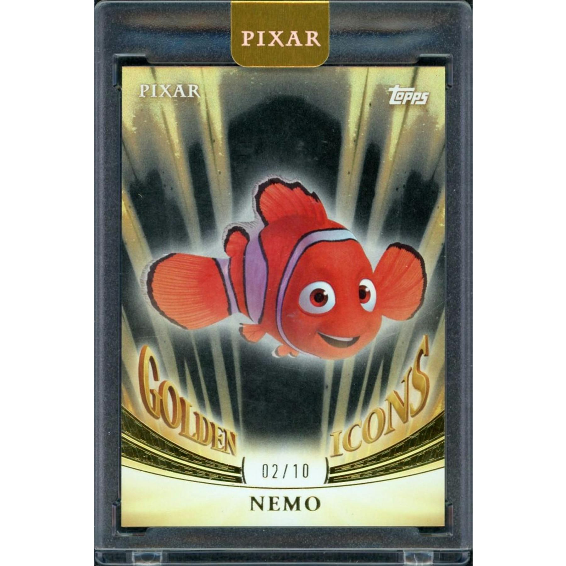 2025 Topps Pixar Gold Nemo Golden Icons Black /10 #GI-27