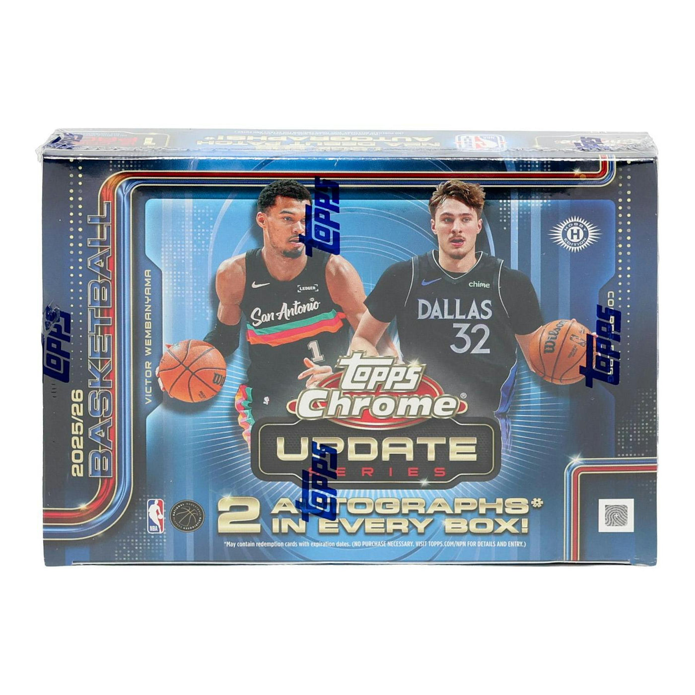 2025/26 Topps Chrome Update Series Basketball Delight Box