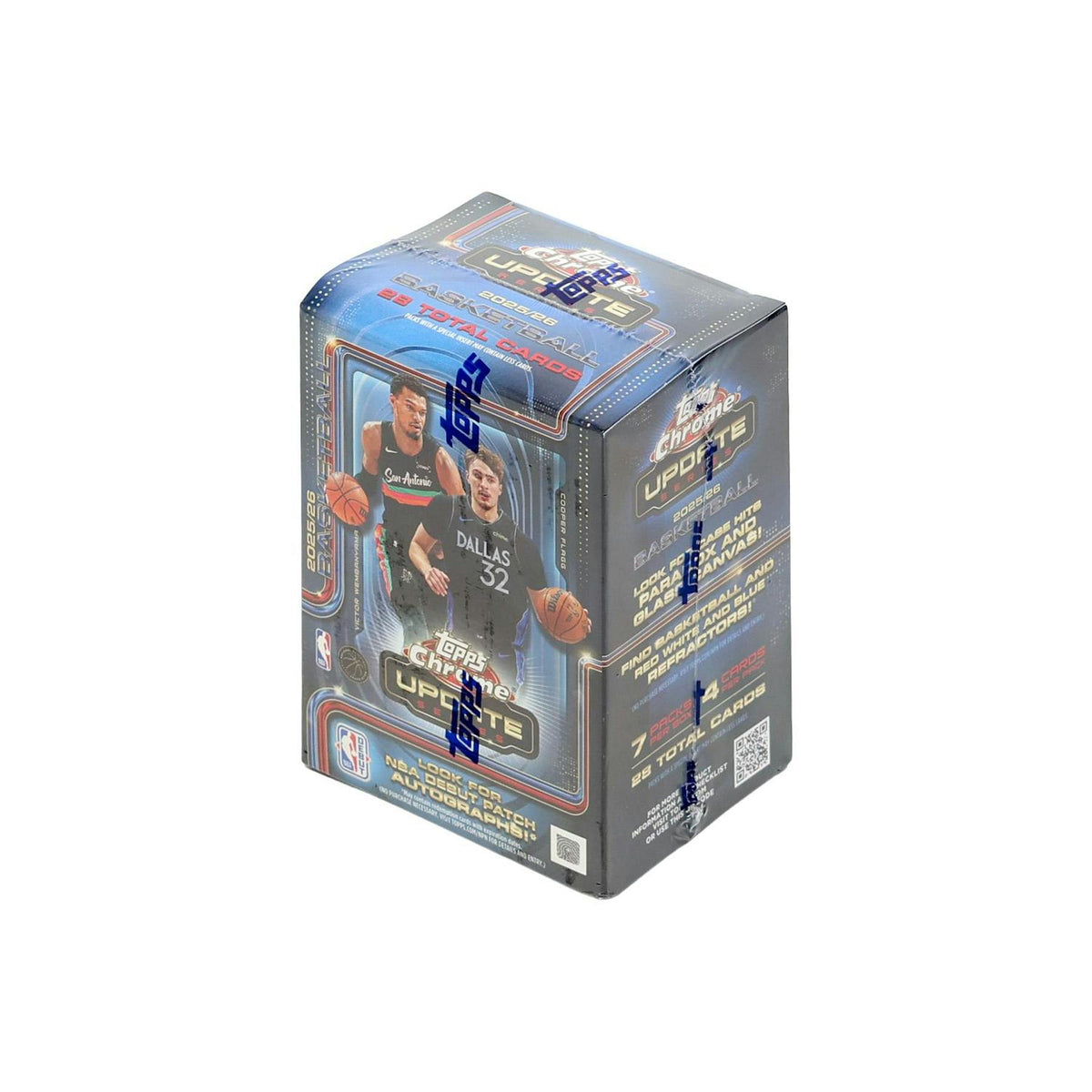 2025/26 Topps Chrome Update Series Basketball Blaster Box