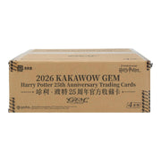 2026 Kakawow Gem Harry Potter 25th Anniversary Hobby 4-Box Case