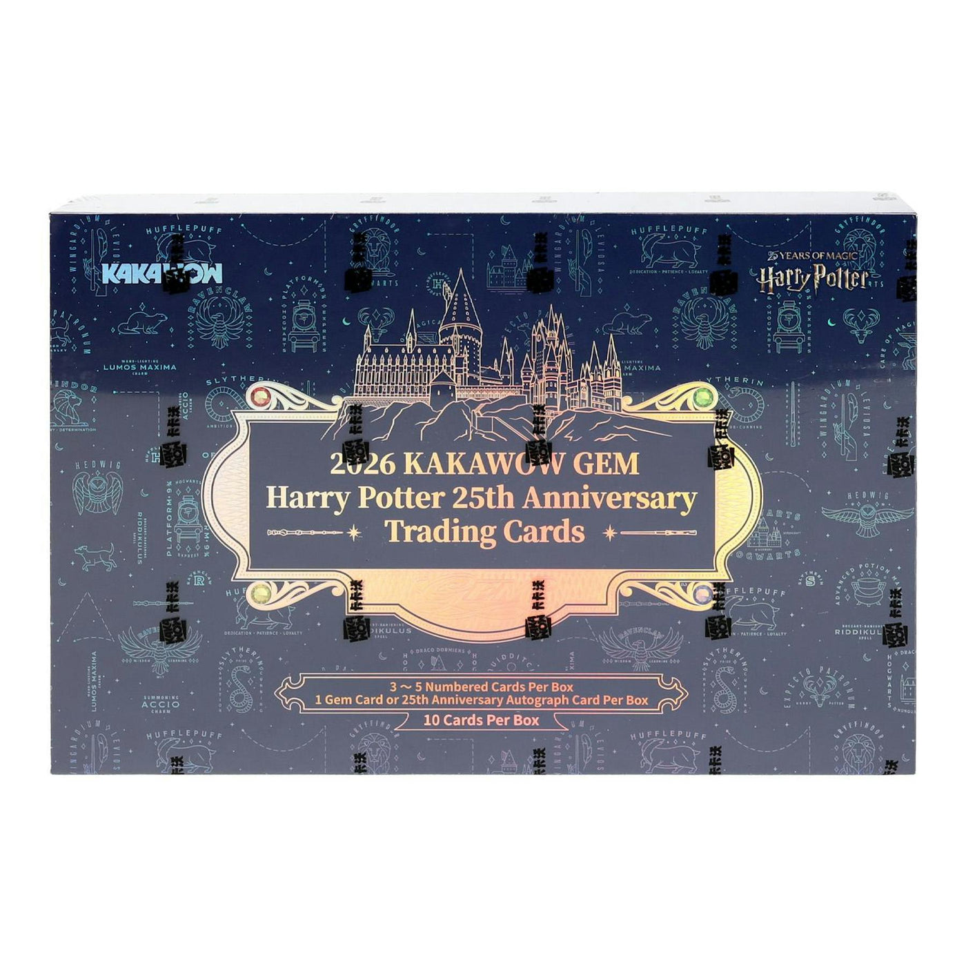 2026 Kakawow Gem Harry Potter 25th Anniversary Hobby 4-Box Case