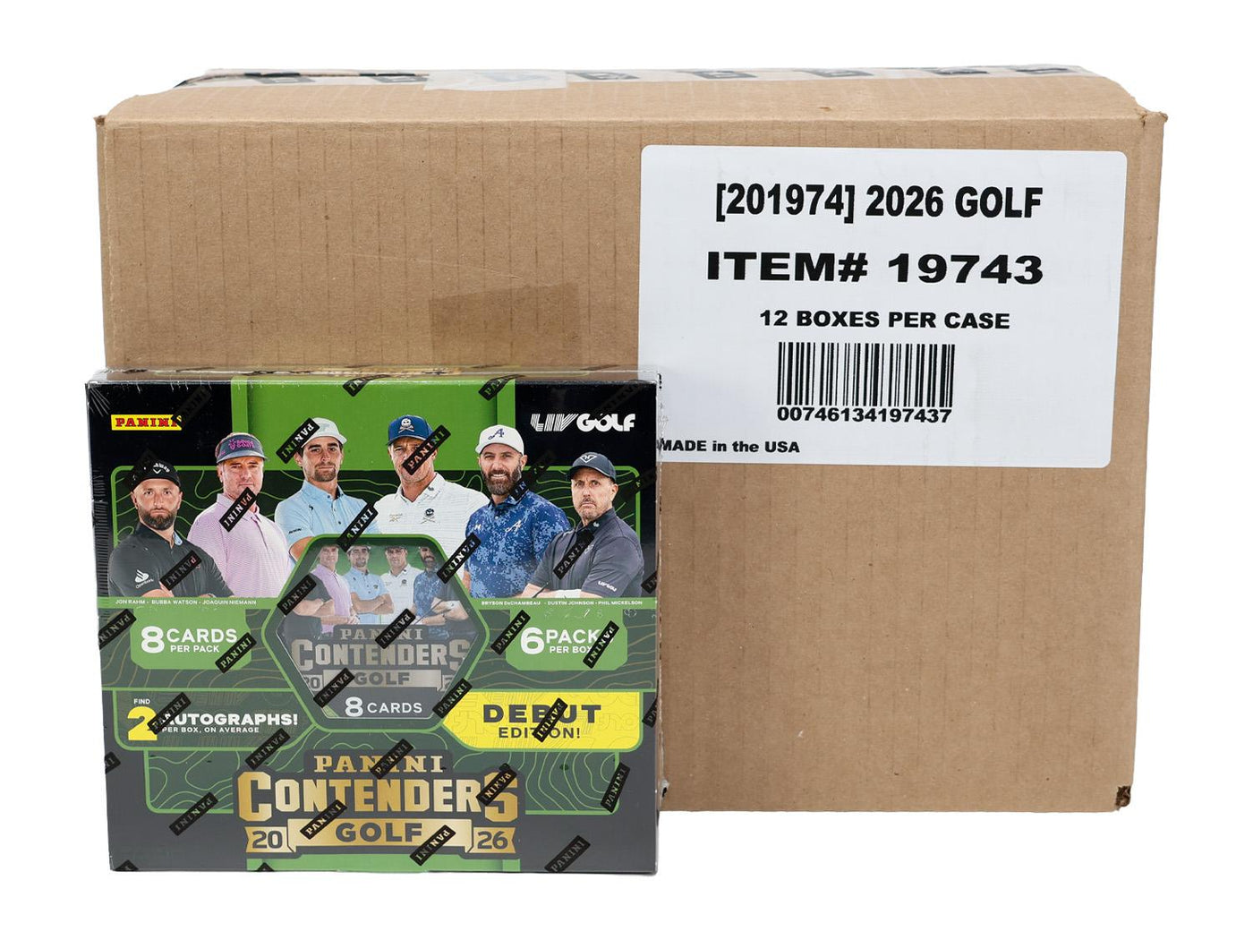 2026 Panini Contenders LIV Golf Hobby 12-Box Case (Presell)
