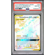2019 Pokemon Team Up Pikachu & Zekrom Gx Tag Team Secret Full Art #184 PSA 10