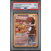 2019 Pokemon Cosmic Eclipse Pikachu Full Art #241 PSA 9