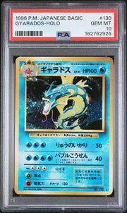 1996 Pokemon Japanese Basic Gyarados Holo #130 PSA 10