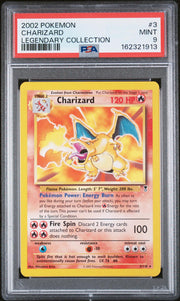 2002 Pokemon Legendary Collection Charizard #3 PSA 9