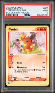 2003 Pokemon Torchic Reverse Foil Promo #008 PSA 9