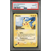 2004 Pokemon Team Magma Vs Team Aqua Pikachu #43 PSA 10
