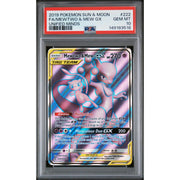 2019 Pokemon Unified Minds Mewtwo & Mew GX Tag Team #222 PSA 10