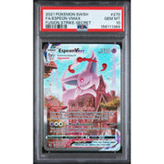 2021 Pokemon Fusion Strike Espeon VMax Secret #270 PSA 10