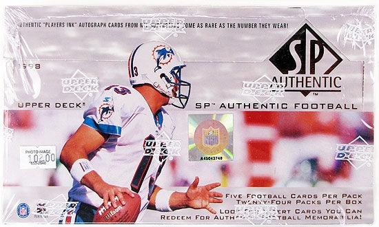 1998 Upper Deck SP Authentic Football Hobby Box (Reed Buy)