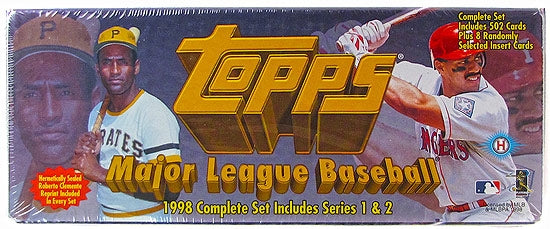 1998 Topps Baseball Hobby Factory Set (Brown) (Reed Buy)