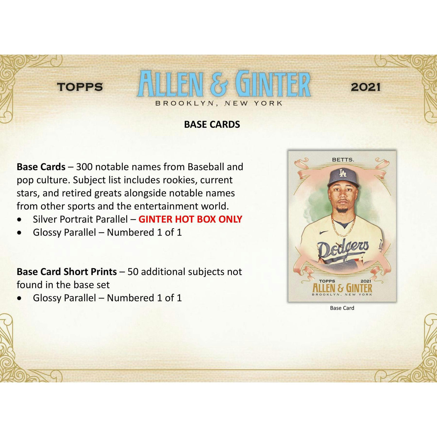 2021 Topps Allen & Ginter Baseball Hobby Box