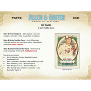 2021 Topps Allen & Ginter Baseball Hobby Box