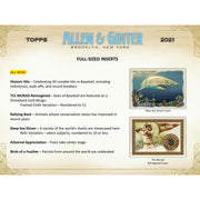 2021 Topps Allen & Ginter Baseball Hobby Box