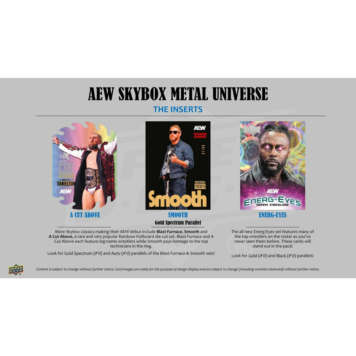 2025 Upper Deck AEW Skybox Metal Universe Wrestling Hobby Box