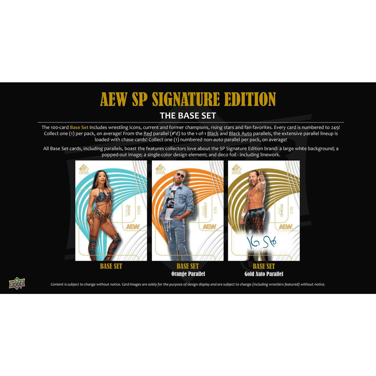 2025 Upper Deck SP Signature Edition AEW Wrestling Hobby 20-Box Case