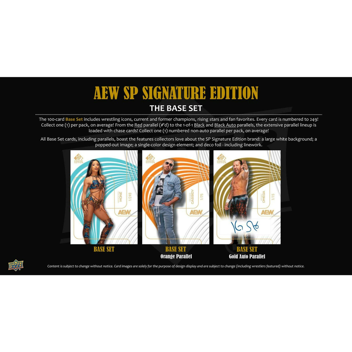 2025 Upper Deck SP Signature Edition AEW Wrestling Hobby Box