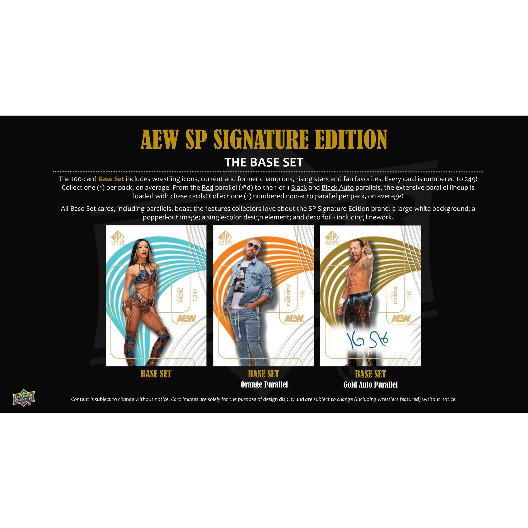 2025 Upper Deck SP Signature Edition AEW Wrestling Hobby Box
